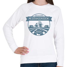 PRINTFASHION Mezőgazdászok ásza - Női pulóver - Fehér női pulóver, kardigán