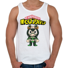 PRINTFASHION MHA Tsuyu Asui - Férfi atléta - Fehér