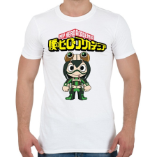 PRINTFASHION MHA Tsuyu Asui - Férfi póló - Fehér férfi póló