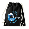 PRINTFASHION Mi a pálya, apálya? - Sportzsák, Tornazsák - Fekete