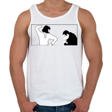 PRINTFASHION Mia&Vincent - Férfi atléta - Fehér atléta, trikó