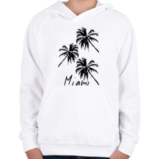 PRINTFASHION Miami  - Gyerek kapucnis pulóver - Fehér