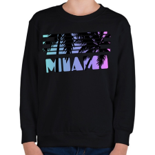PRINTFASHION Miami - Gyerek pulóver - Fekete gyerek pulóver, kardigán