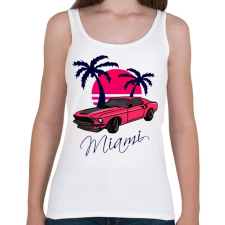 PRINTFASHION Miami  - Női atléta - Fehér női trikó