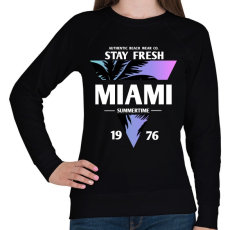 PRINTFASHION Miami  - Női pulóver - Fekete