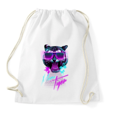 PRINTFASHION Miami tiger - Sportzsák, Tornazsák - Fehér tornazsák