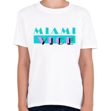 PRINTFASHION Miami Vice - Gyerek póló - Fehér gyerek póló