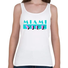 PRINTFASHION Miami Vice - Női atléta - Fehér