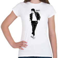PRINTFASHION michael jackson billie jean - Női póló - Fehér női póló