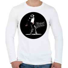 PRINTFASHION Michael Jackson-Dance - Férfi hosszú ujjú póló - Fehér férfi póló
