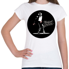 PRINTFASHION Michael Jackson-Dance - Női póló - Fehér női póló