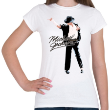 PRINTFASHION michael-jackson moonwalk-dance - Női póló - Fehér női póló