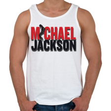 PRINTFASHION michael-jackson-moonwalk-png-4299357 - Férfi atléta - Fehér atléta, trikó