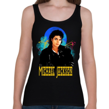 PRINTFASHION michael jackson - Női atléta - Fekete női trikó