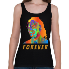 PRINTFASHION Michael Jackson - Női atléta - Fekete