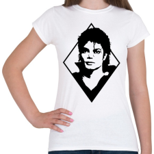 PRINTFASHION Michael Jackson - Női póló - Fehér női póló