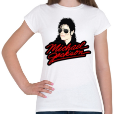 PRINTFASHION michael-jackson - Női póló - Fehér