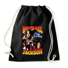 PRINTFASHION Michael Jackson - Sportzsák, Tornazsák - Fekete tornazsák
