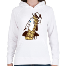 PRINTFASHION Michael Jackson tower - Női kapucnis pulóver - Fehér női pulóver, kardigán