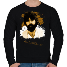 PRINTFASHION Michael McDonald - Férfi pulóver - Fekete