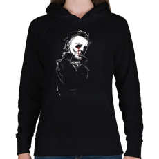 PRINTFASHION Michael Myers - Női kapucnis pulóver - Fekete