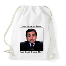 PRINTFASHION Michael Scott - Sportzsák, Tornazsák - Fehér tornazsák