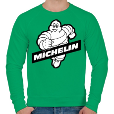 PRINTFASHION Michelin - Férfi pulóver - Zöld