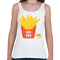 PRINTFASHION Mid Fry - Középső tesó - Női atléta - Fehér