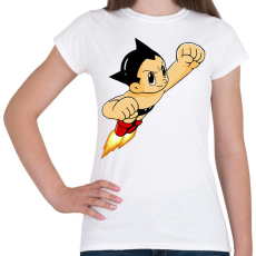 PRINTFASHION Mighty Atom - Astro Boy - Női póló - Fehér