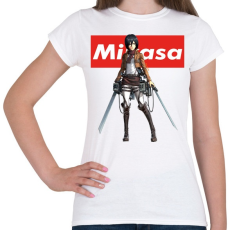 PRINTFASHION Mikasa Ackerman - Női póló - Fehér