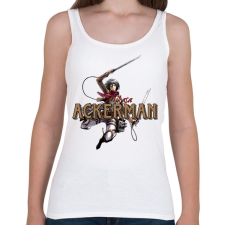 PRINTFASHION Mikasa minta (AOT) - Női atléta - Fehér női trikó