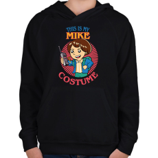 PRINTFASHION Mike costume - Gyerek kapucnis pulóver - Fekete