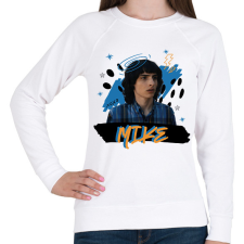 PRINTFASHION Mike - Stranger Things - Női pulóver - Fehér női pulóver, kardigán
