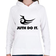 PRINTFASHION Mike Tyson Tattoo - Női kapucnis pulóver - Fehér