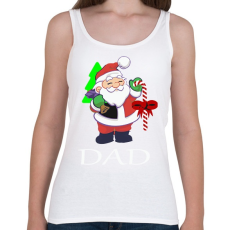 PRINTFASHION Mikulás apa - Női atléta - Fehér