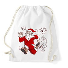 PRINTFASHION Mikulás és a szellem - Sportzsák, Tornazsák - Fehér tornazsák