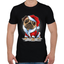 PRINTFASHION Mikulás  - Férfi póló - Fekete férfi póló