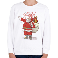 PRINTFASHION Mikulás - Gyerek pulóver - Fehér gyerek pulóver, kardigán
