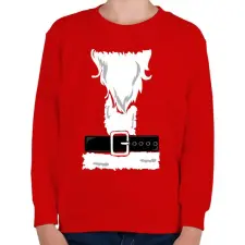 PRINTFASHION mikulás jelmez - Gyerek pulóver - Piros gyerek pulóver, kardigán