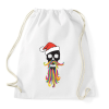 PRINTFASHION Mikulás koponya - Sportzsák, Tornazsák - Fehér