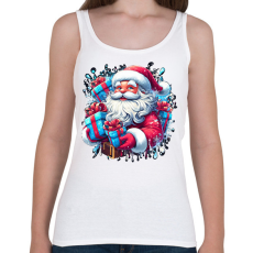 PRINTFASHION Mikulás - Női atléta - Fehér