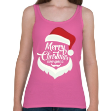 PRINTFASHION Mikulás - Női atléta - Rózsaszín női trikó