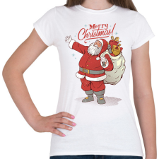 PRINTFASHION Mikulás - Női póló - Fehér női póló