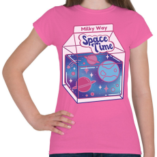 PRINTFASHION Milky way tej - Női póló - Rózsaszín