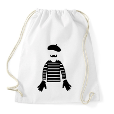 PRINTFASHION Mime - Sportzsák, Tornazsák - Fehér tornazsák
