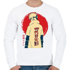 PRINTFASHION Minato - Férfi pulóver - Fehér