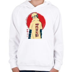 PRINTFASHION Minato - Gyerek kapucnis pulóver - Fehér