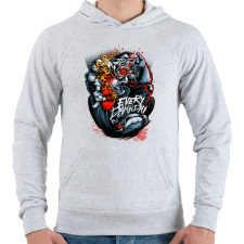PRINTFASHION Minden átkozott nap - Férfi kapucnis pulóver - Sport szürke férfi pulóver, kardigán