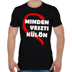 PRINTFASHION Minden értelmét veszti! - Férfi póló - Fekete