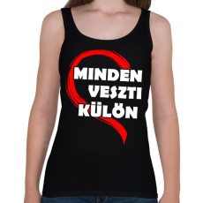 PRINTFASHION Minden értelmét veszti! - Női atléta - Fekete